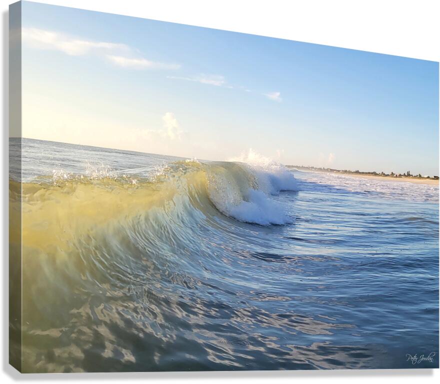 Translucent Wave  36.27 Canvas Print