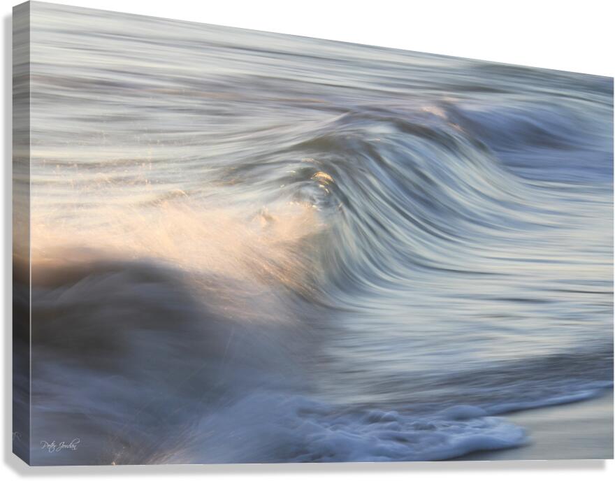 Blue Swell with Splash  72.48 Canvas Print