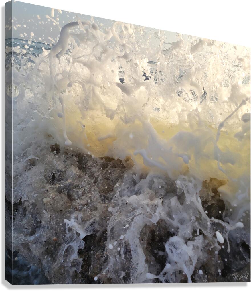 Morning Splash  48.48 Canvas Print