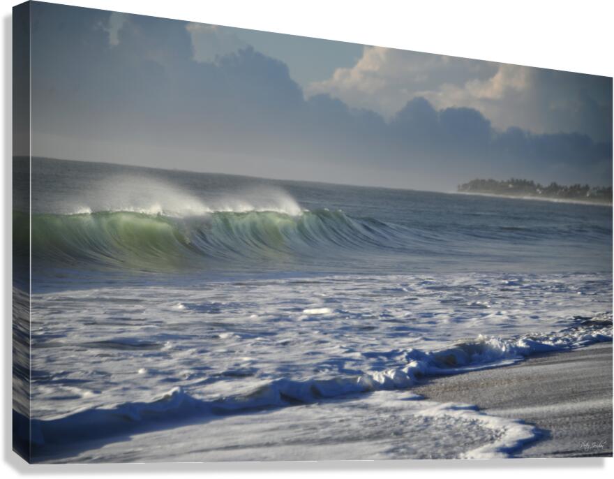 Incoming Spray  36.24 Canvas Print