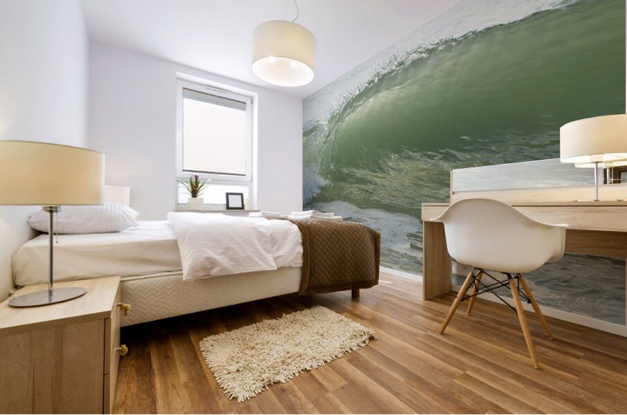 Wave Sunbeams  72.48 Mural print