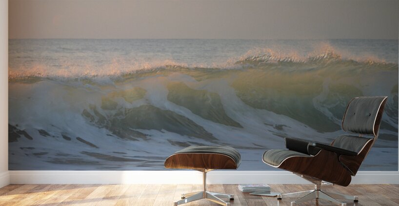 Pink Dawn Wave  36.24 Wall Murals