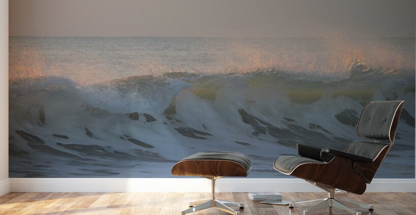 Pink Dawn Wave Spray  72.48 Wall Murals