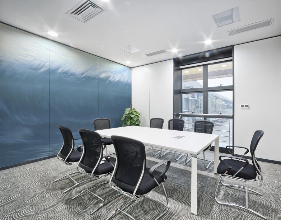 Blue Curl 60.40 Wall Printing