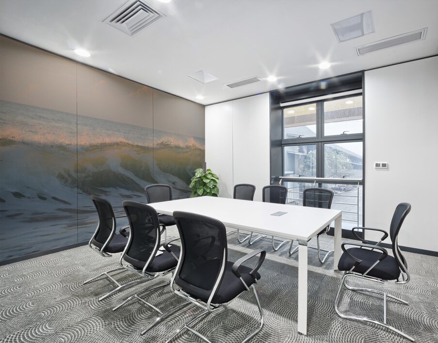 Pink Dawn Wave  36.24 Wall Printing