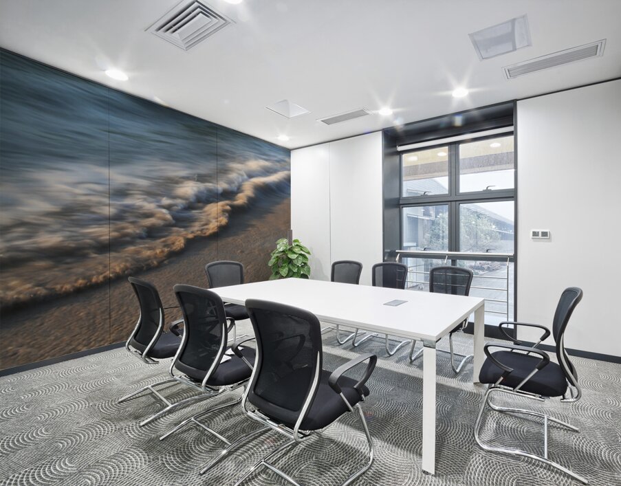 Waves in the Sand  60.34 Wall Printing