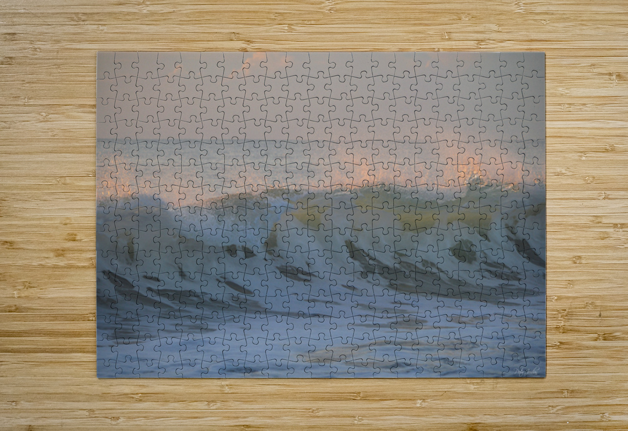 Pink Dawn Wave Spray  60.40 Peter Jordan Puzzle printing